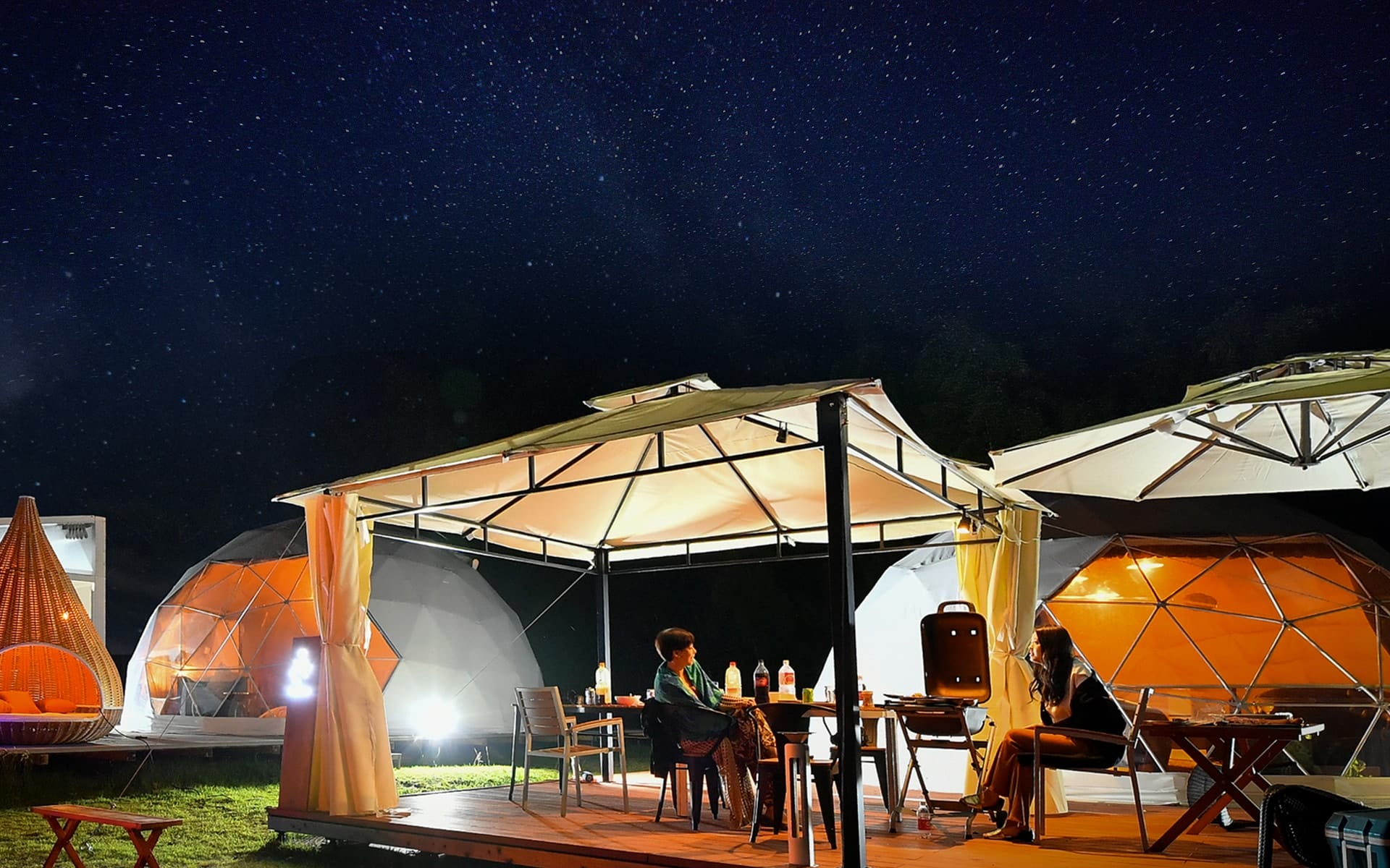 伊豆シャボテンヴィレッジのドームテント