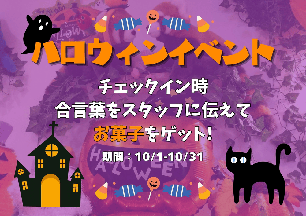 Halloween Information 2024～伊豆ドリームビレッジでハッピーハロウィン！～！！